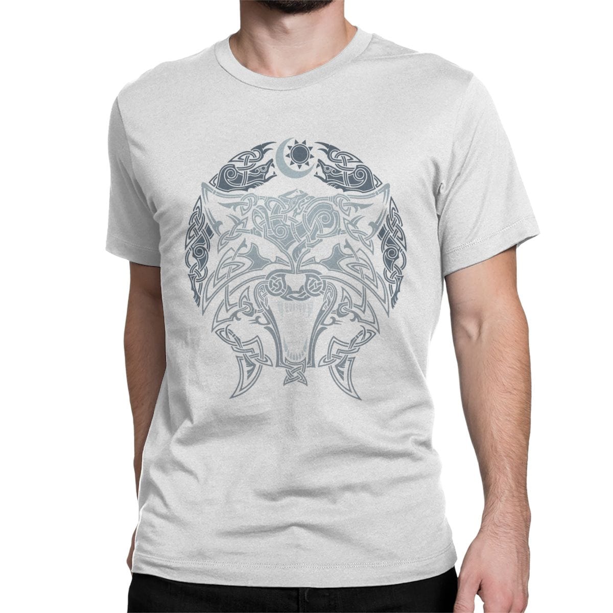 T-shirt loup Lune