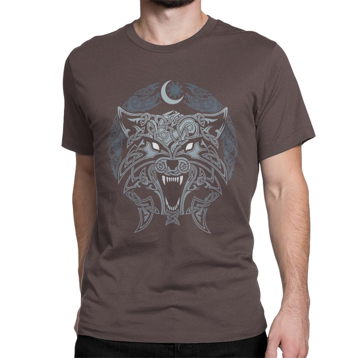 T-shirt loup Lune