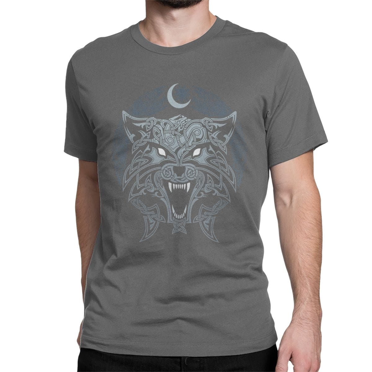 T-shirt loup Lune