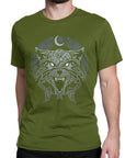 T-shirt loup Lune