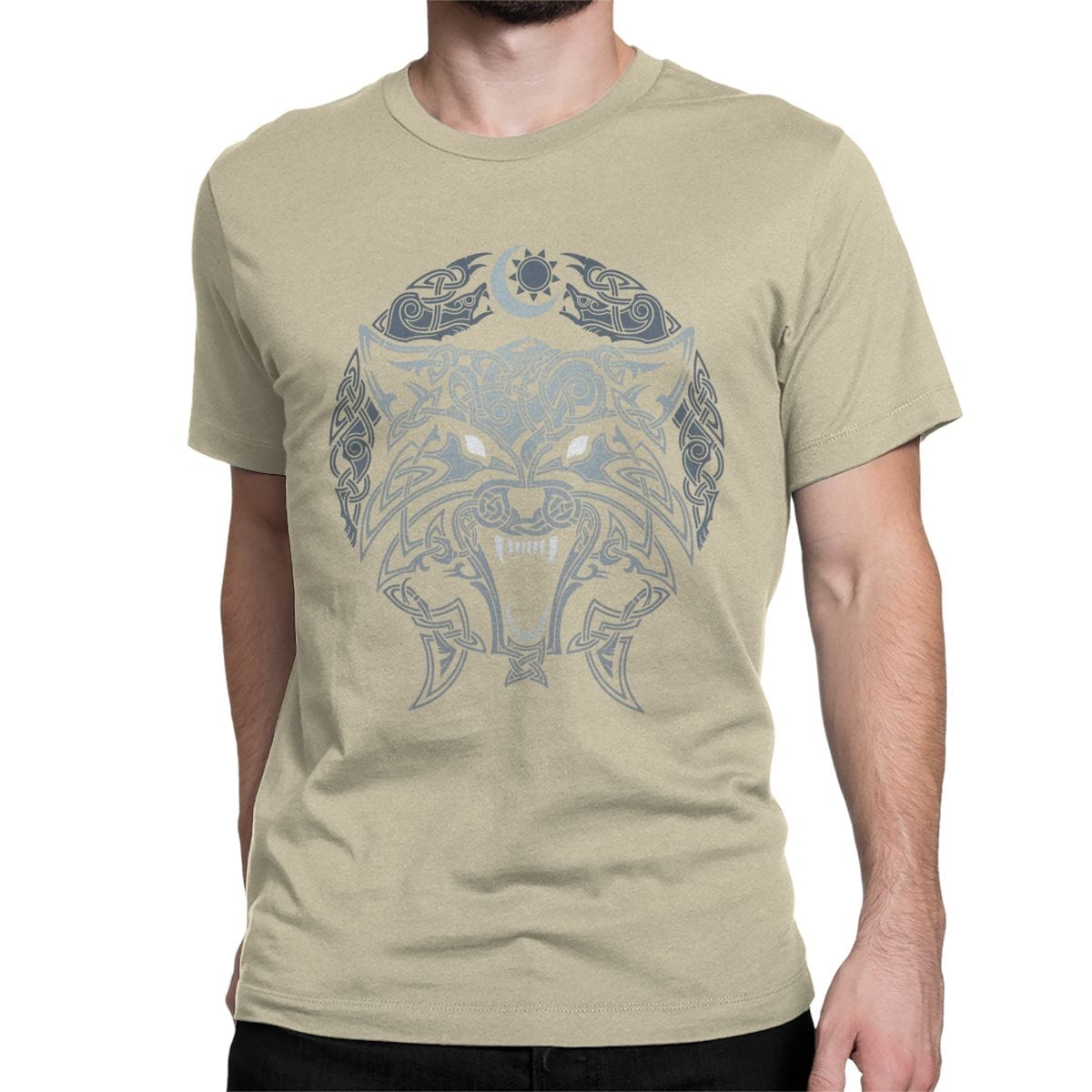 T-shirt loup Lune