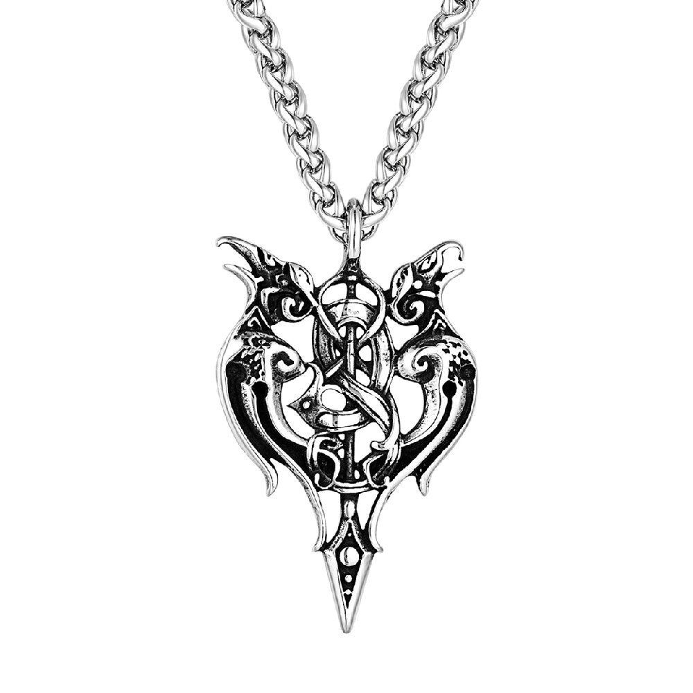 Collier Viking <br>Corbeau D'Odin</br> Viking Shop