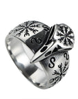 Bague Viking Crâne De Corbeau Viking Shop