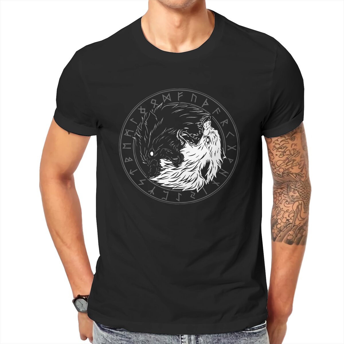 T-shirt Viking Loup