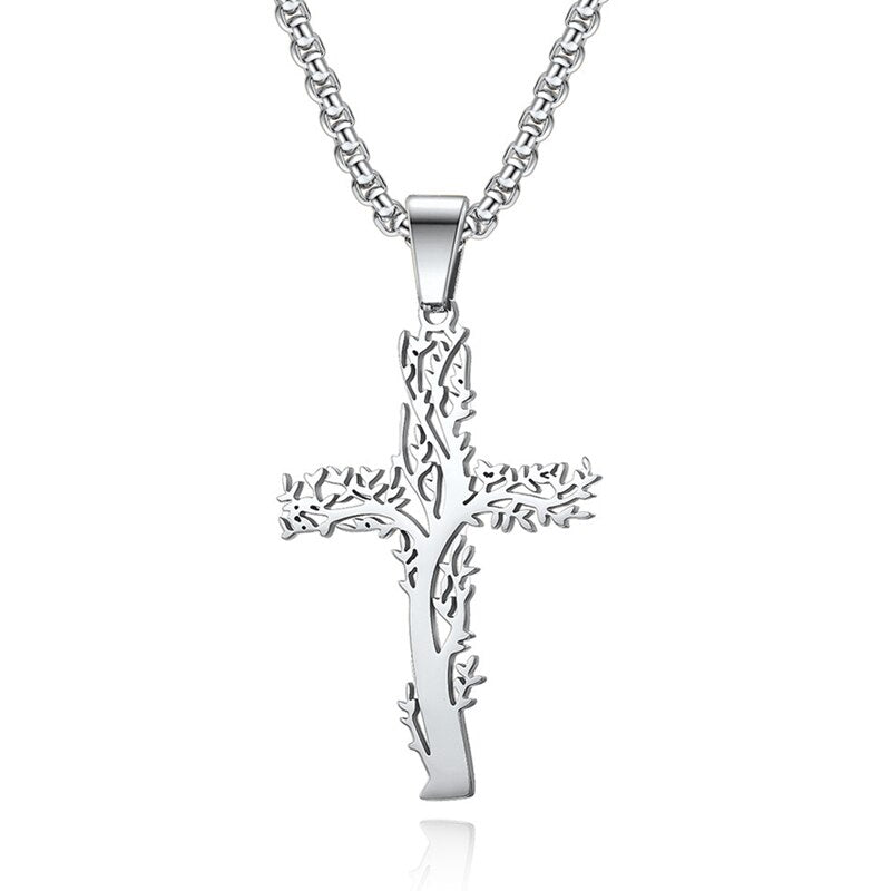 Collier Viking <br>Croix Arbre De Vie</br> Viking Shop