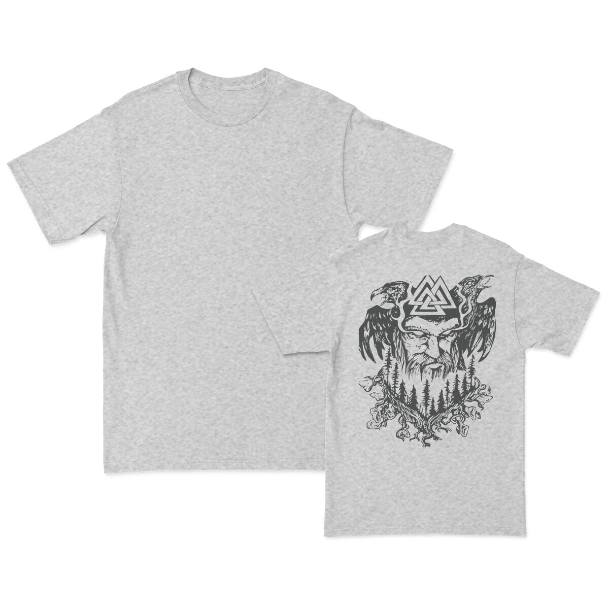 T-shirt Viking Odin Et Valknut
