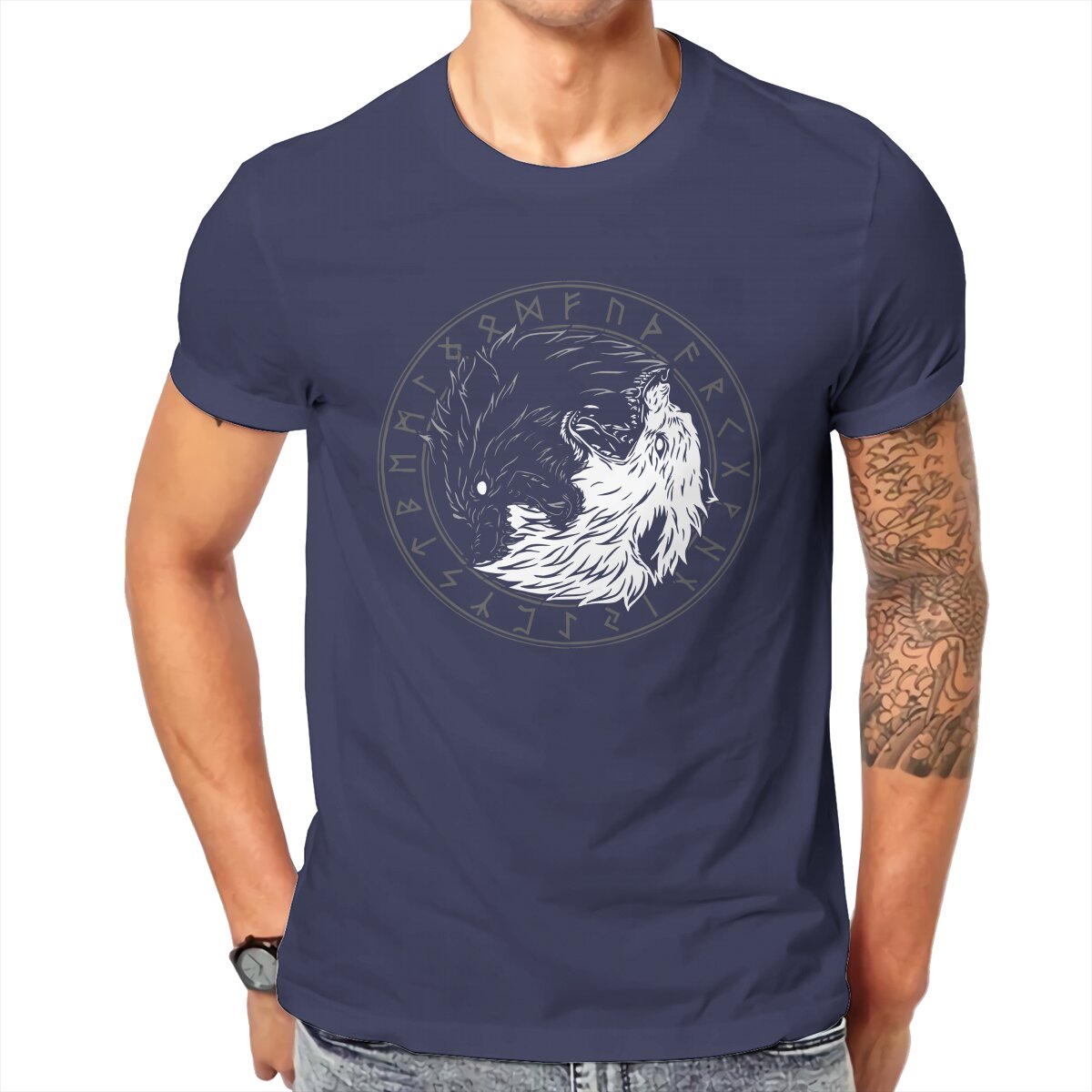 T-shirt Viking Loup