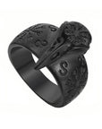 Bague Viking Crâne De Corbeau Viking Shop