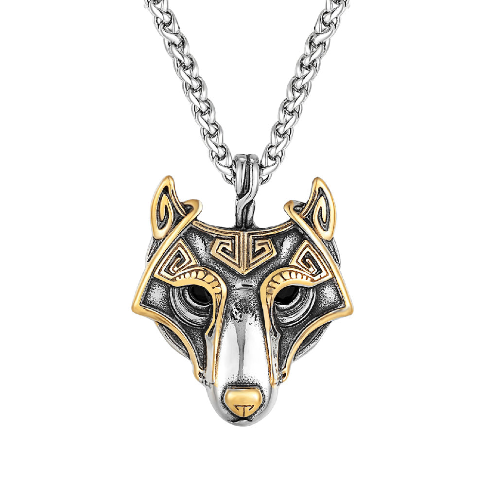Collier Viking <br>Tête de Fenrir</br> viking shop