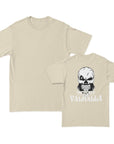 T-shirt Viking Valhalla Et Tête de Mort