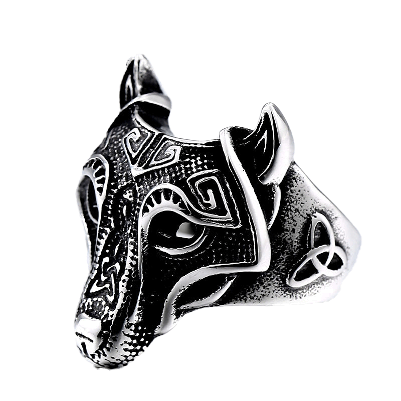 Bague Viking Loup Viking Shop