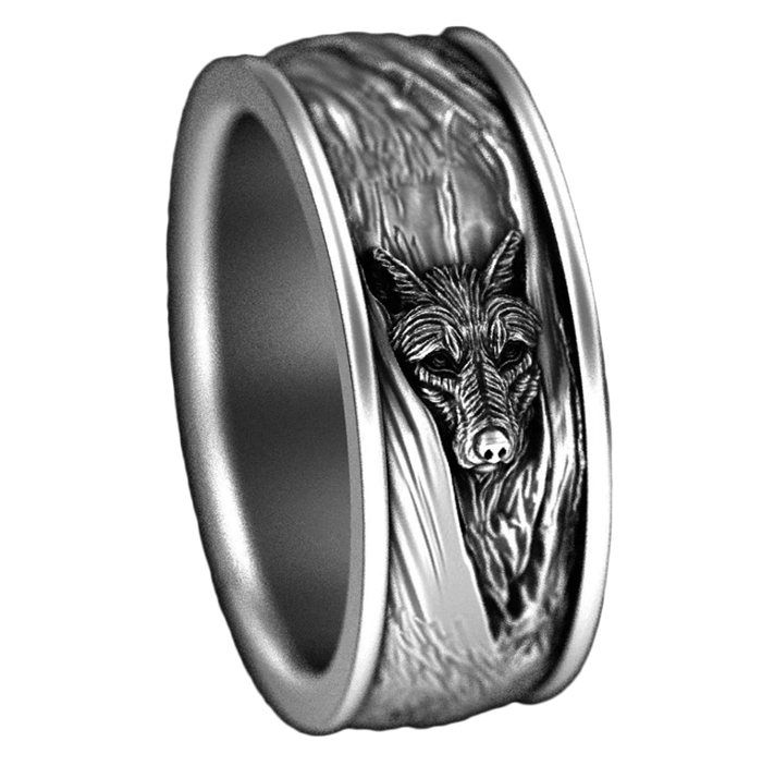 Bague Viking <br>Loup Fenrir</br> Viking Shop