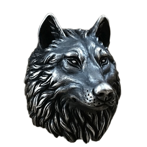 Bague Viking <br>Tête de loup</br> Viking Shop