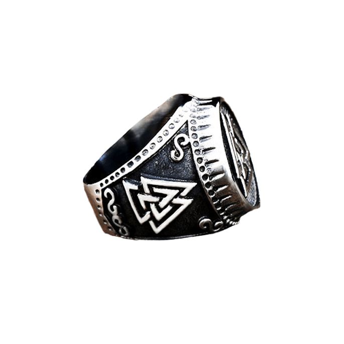 Bague viking valknut sale
