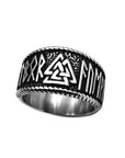 Bague Viking Valknut & Runes Viking Shop