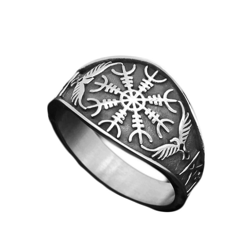 Bague viking <br>corbeau viking</br> Viking Shop