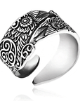 Bague Viking Hugin et Munin viking shop