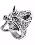 Bague Viking Tête de Fenrir & ouvre bouteille viking shop