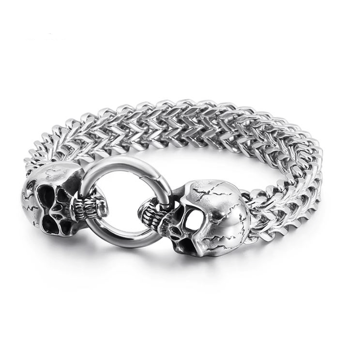 Bracelet viking Crâne de guerrier Viking Shop