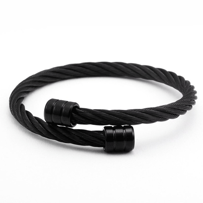 Bracelet Viking <br>Cœur Noir</br> Viking Shop