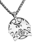 Collier Viking Loup Fenrir Et Valknut Viking Shop