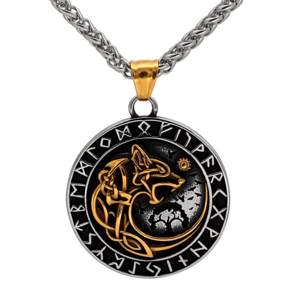 Collier Viking <br>Loup Fenrir</br> Viking Shop