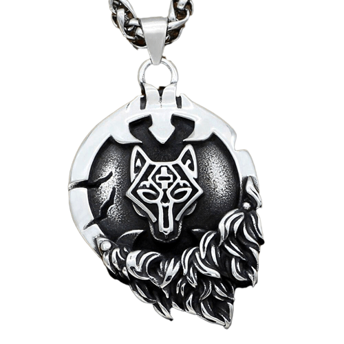 Collier Viking <br>Loup Fenrir</br> Viking Shop