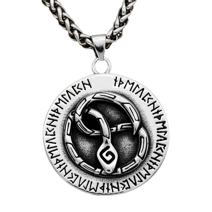 Collier Viking <br>Serpent Et Runes</br> Viking Shop