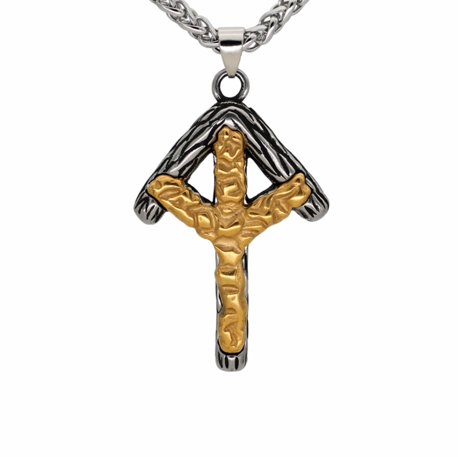 Collier Viking <br>Rune Algiz</br> Viking Shop