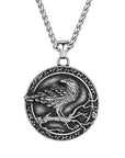Collier Viking Corbeau - Messager des Dieux