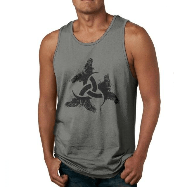 Débardeur Musculation <br>Triskèle & Corbeaux</br> Viking Shop