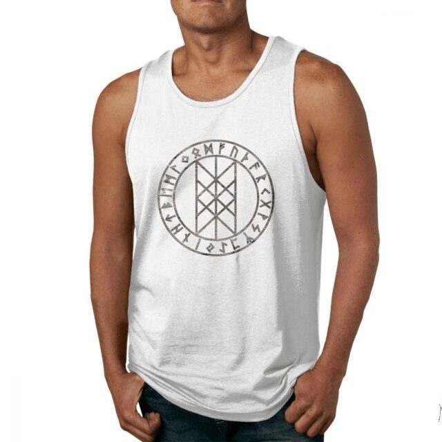 Débardeur Musculation <br>Runes Viking</br> Viking Shop