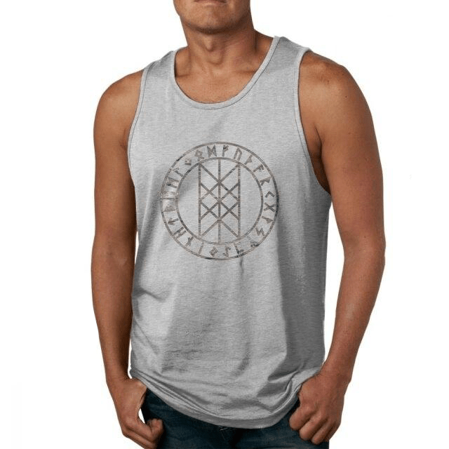 Débardeur Musculation <br>Runes Viking</br> Viking Shop