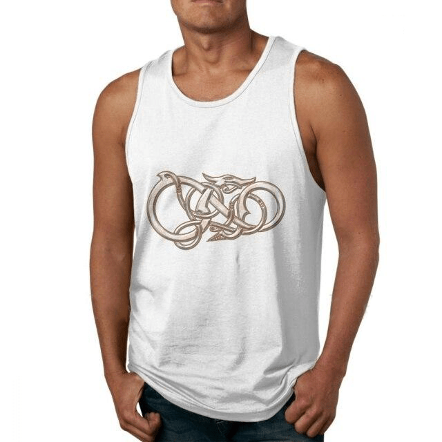 Débardeur Musculation <br>Serpent de Midgard</br> Viking Shop