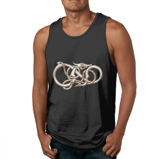 Débardeur Musculation <br>Serpent de Midgard</br> Viking Shop
