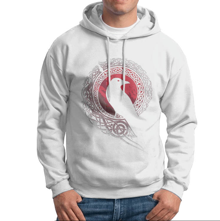 Sweat-shirt à capuche <br>Hugin</br> Viking Shop