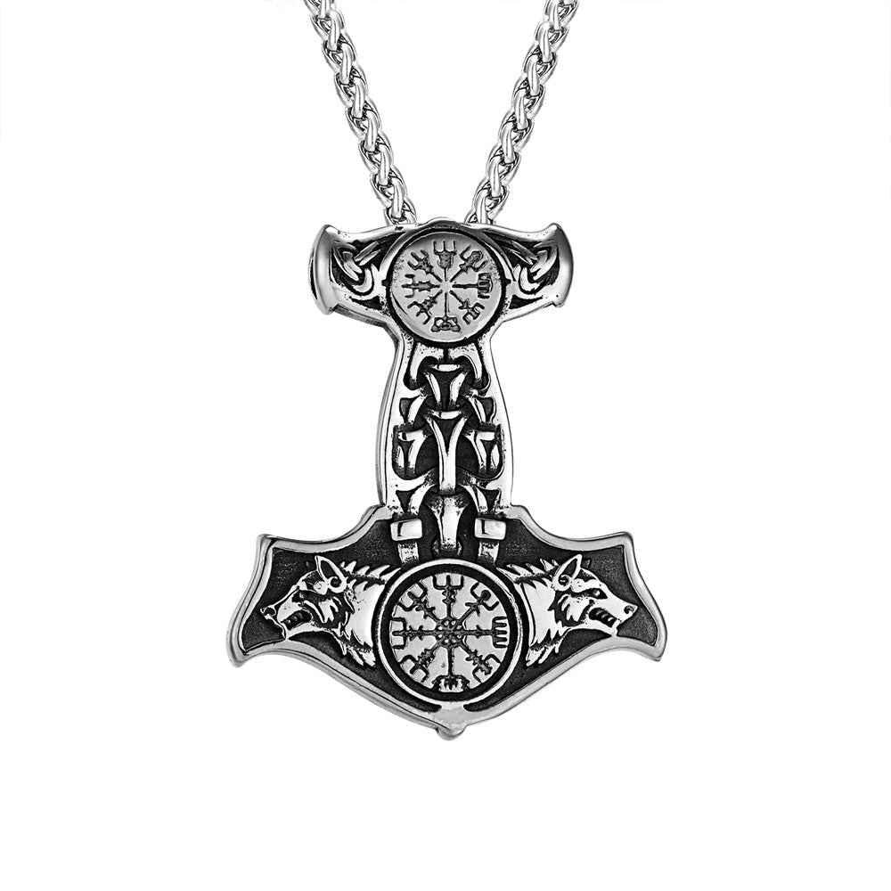 Collier Viking <br>Mjolnir et Fenrir</br> Viking Shop