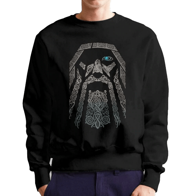 Sweat-shirt <br>Dieu Odin</br> Viking Shop