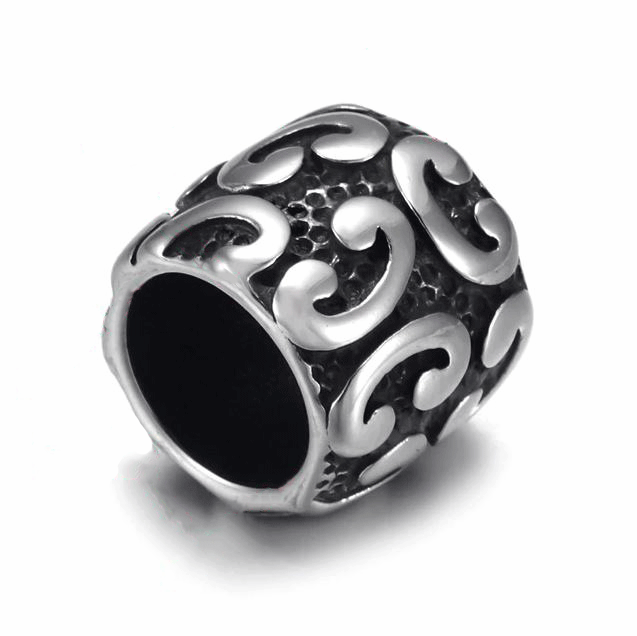 Perle Pour Barbe Viking - Motif Torque