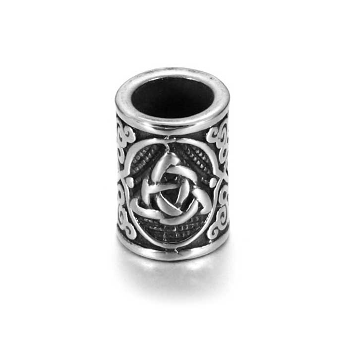 Perle En Acier Rune Triquetra Viking Shop