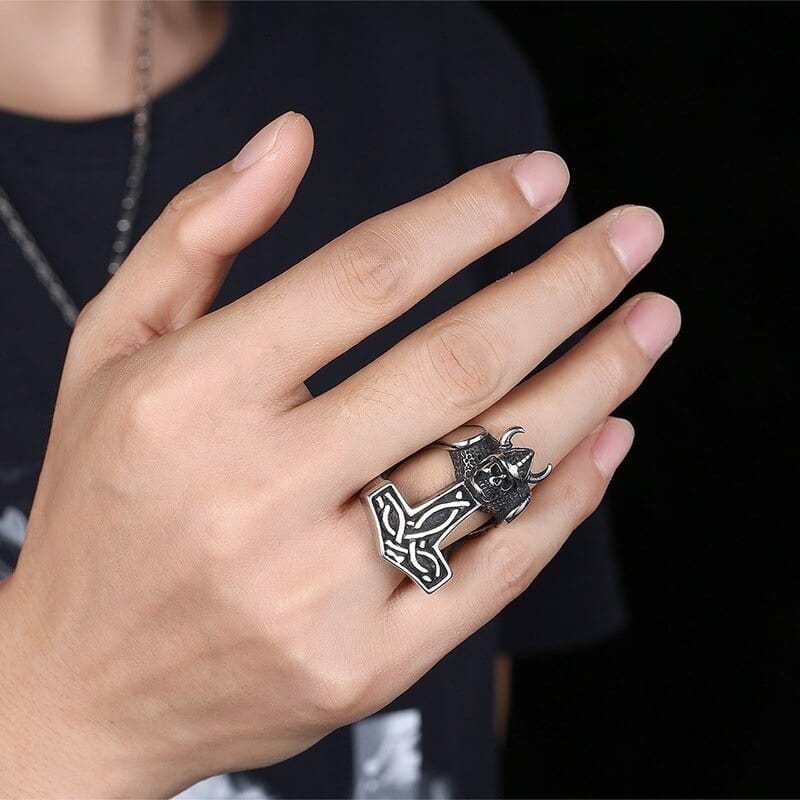 Bague Viking <Br>Crâne</br> Viking Shop