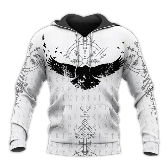 Sweat-shirt Viking <br>Vegvisir & Corbeau</br> Viking Shop