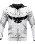 Sweat-shirt Viking Vegvisir & Corbeau Viking Shop