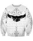 Sweat-shirt Viking Vegvisir & Corbeau Viking Shop
