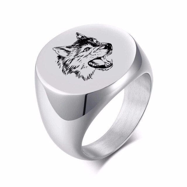 Bague Viking <br>Loup Fenrir</br> Viking Shop