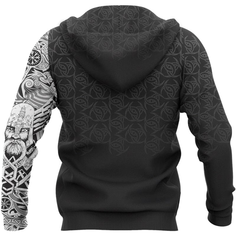 Sweat-Shirt Viking <br>Mjolnir & Odin</br> Viking Shop