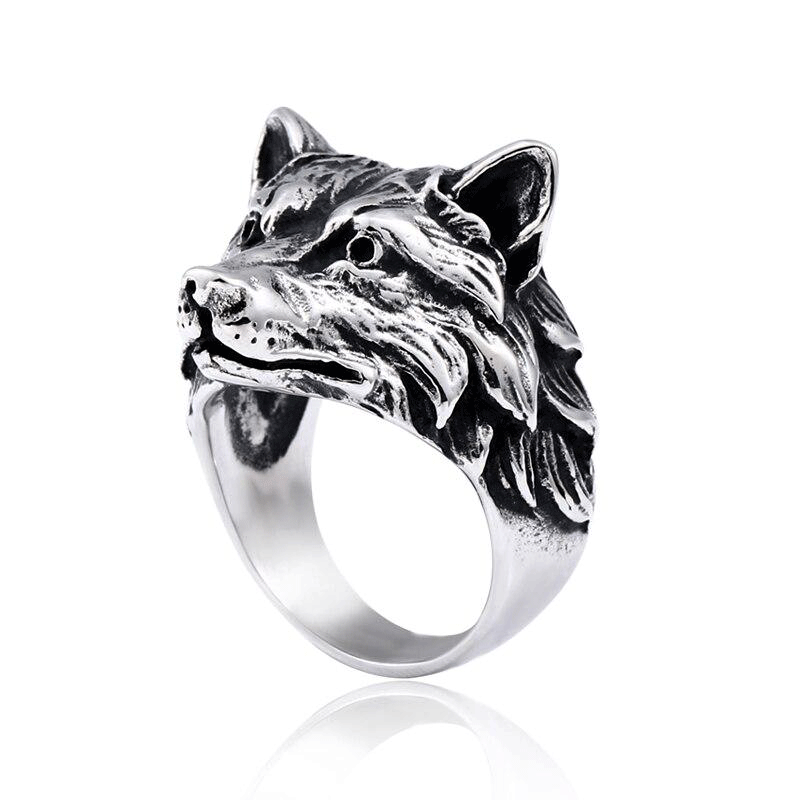 Bague Loup Solitaire Viking Shop - Main Image