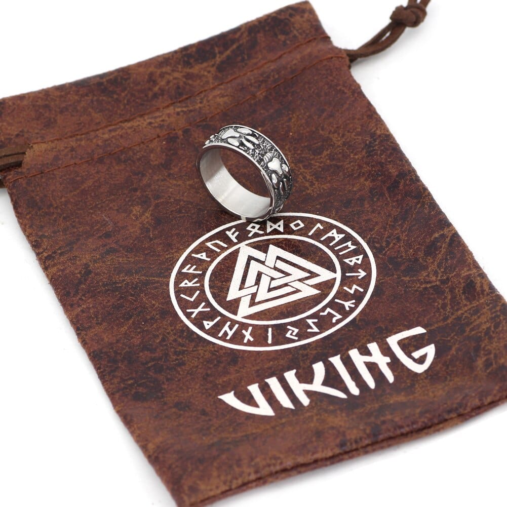Bague Viking <br>Pattes de Loup</br> Viking Shop