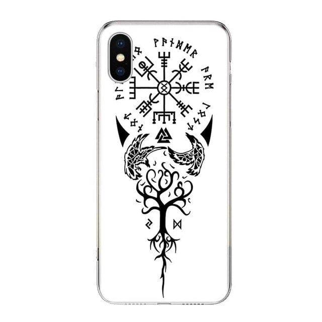 Coque Viking <br> Vegvisir & Yggdrasil</br> Viking Shop