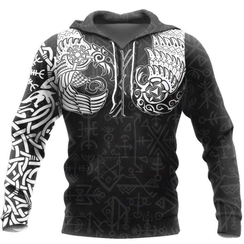 Sweat-shirt Viking <br>Corbeau</br> Viking Shop